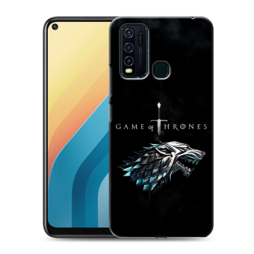 Силиконовый противоударный чехол на Vivo Y30 с принтом Игра Престолов Game Thrones