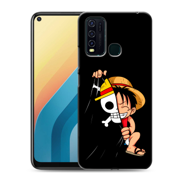 Силиконовый противоударный чехол на Vivo Y30 с принтом One Piece Ван Пис Силиконовый противоударный чехол на Vivo Y30 с принтом One Piece Ван Пис