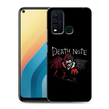 Силиконовый противоударный чехол на Vivo Y30 с принтом Death note Тетрадь смерти