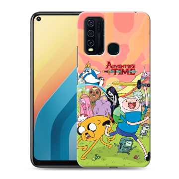 Силиконовый противоударный чехол на Vivo Y30 с принтом Adventure time Время приключений Силиконовый противоударный чехол на Vivo Y30 с принтом Adventure time Время приключений