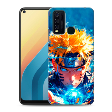 Силиконовый противоударный чехол на Vivo Y30 с принтом Аниме Наруто Naruto