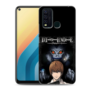 Силиконовый противоударный чехол на Vivo Y30 с принтом Death note Тетрадь смерти Силиконовый противоударный чехол на Vivo Y30 с принтом Death note Тетрадь смерти