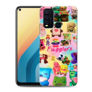 Силиконовый противоударный чехол на Vivo Y30 с принтом Флагер Fuggler Силиконовый противоударный чехол на Vivo Y30 с принтом Флагер Fuggler