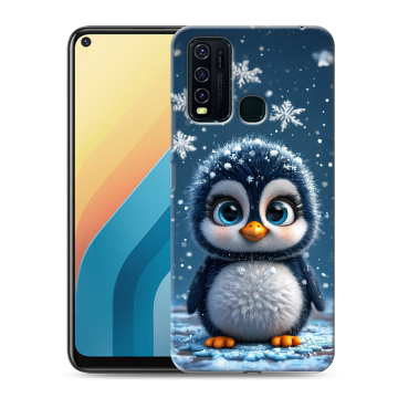 Силиконовый противоударный чехол на Vivo Y30 с принтом Новый год Силиконовый противоударный чехол на Vivo Y30 с принтом Новый год