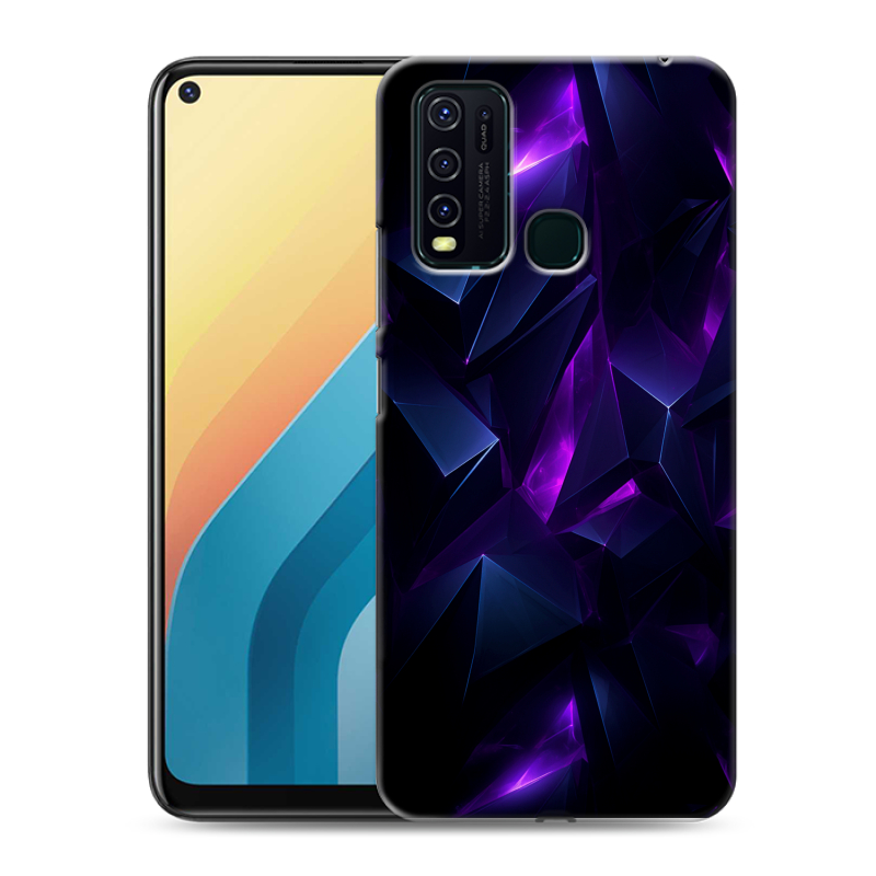 Пластиковый чехол на Vivo Y30 с принтом Абстракиция Пластиковый чехол на Vivo Y30 с принтом Абстракиция