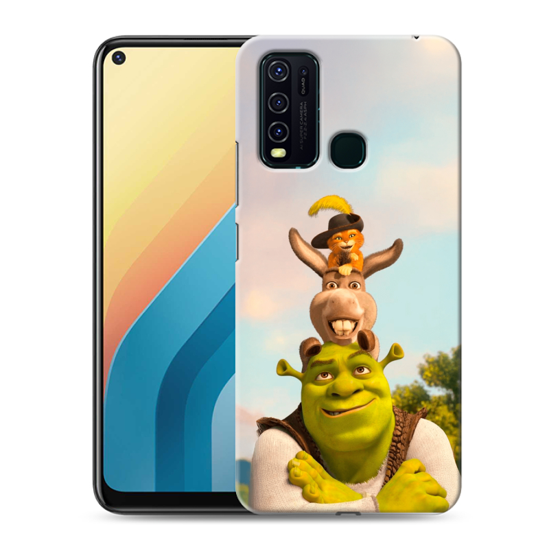 Пластиковый чехол на Vivo Y30 с принтом Шрек Shrek Пластиковый чехол на Vivo Y30 с принтом Шрек Shrek