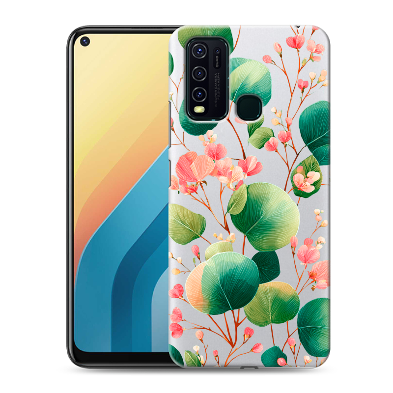 Пластиковый чехол на Vivo Y30 с принтом женский Пластиковый чехол на Vivo Y30 с принтом женский