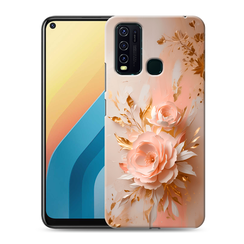 Пластиковый чехол на Vivo Y30 с принтом женский Пластиковый чехол на Vivo Y30 с принтом женский