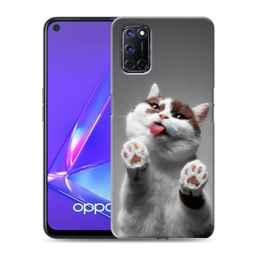Силиконовый чехол на OPPO A72 с принтом Коты Силиконовый чехол на OPPO A72 с принтом Коты