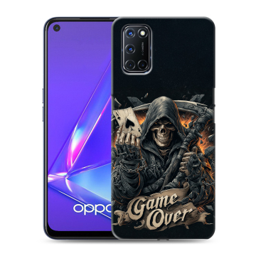 Силиконовый чехол на OPPO A72 с принтом Скелет карты Силиконовый чехол на OPPO A72 с принтом Скелет карты