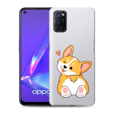 Силиконовый чехол на OPPO A72 с принтом Корги Силиконовый чехол на OPPO A72 с принтом Корги