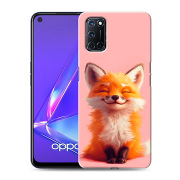 Силиконовый чехол на OPPO A72 с принтом милая лиса