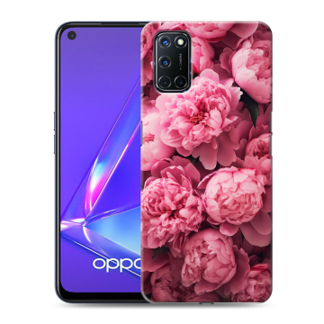 Силиконовый чехол на OPPO A72 с принтом цветы пионы Силиконовый чехол на OPPO A72 с принтом цветы пионы