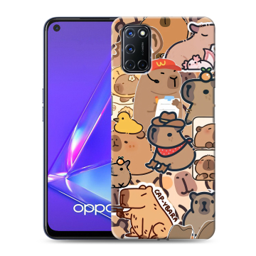 Силиконовый чехол на OPPO A72 с принтом капибара Силиконовый чехол на OPPO A72 с принтом капибара