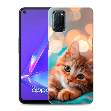 Силиконовый чехол на OPPO A72 с принтом котик Силиконовый чехол на OPPO A72 с принтом котик