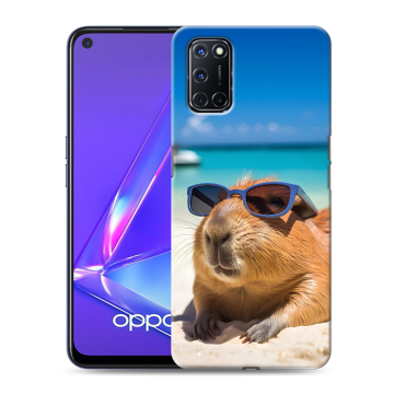 Силиконовый чехол на OPPO A72 с принтом Капибара