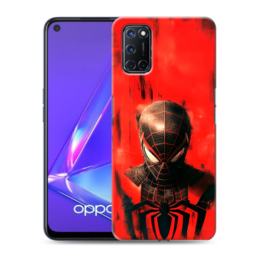 Силиконовый чехол на OPPO A72 с принтом человек паук spiderman