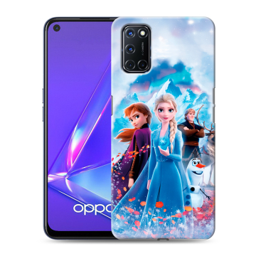 Силиконовый чехол на OPPO A72 с принтом Холодное сердце Frozen