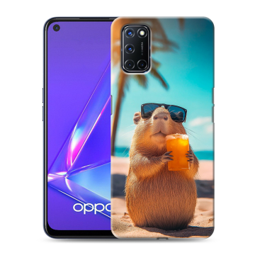 Силиконовый чехол на OPPO A72 с принтом Капибара Силиконовый чехол на OPPO A72 с принтом Капибара
