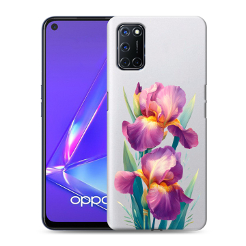 Силиконовый чехол на OPPO A72 с принтом Цветы орхидеи