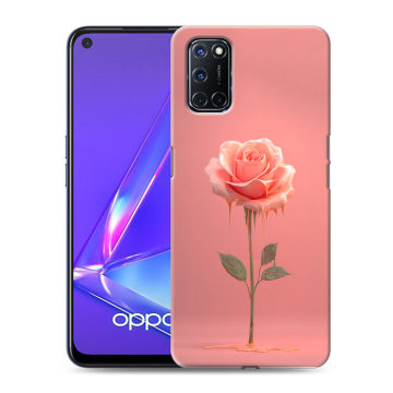 Силиконовый чехол на OPPO A72 с принтом Розовая роза