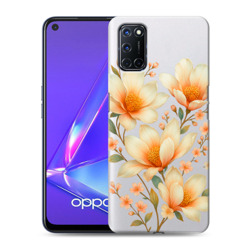 Силиконовый чехол на OPPO A72 с принтом Цветы