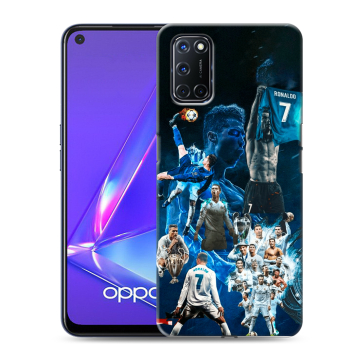Силиконовый чехол на OPPO A72 с принтом Реал Роналдо