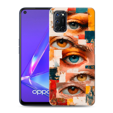 Силиконовый чехол на OPPO A72 с принтом Модный принт