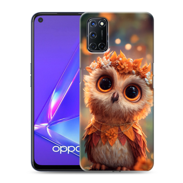 Силиконовый чехол на OPPO A72 с принтом Милая сова Силиконовый чехол на OPPO A72 с принтом Милая сова