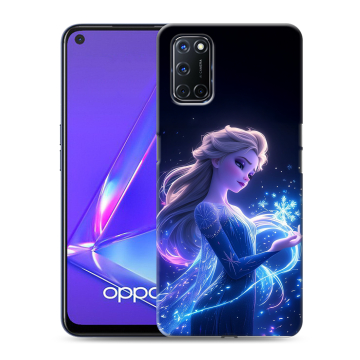 Силиконовый чехол на OPPO A72 с принтом Холодное сердце Frozen