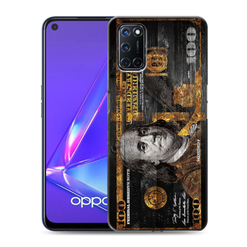 Силиконовый чехол на OPPO A72 с принтом Доллар деньги