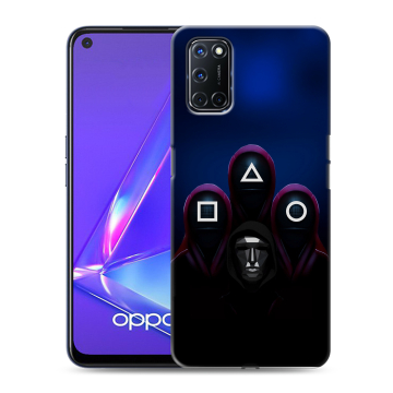 Силиконовый чехол на OPPO A72 с принтом Игра Кальмара