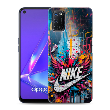 Силиконовый чехол на OPPO A72 с принтом Nike Найк Силиконовый чехол на OPPO A72 с принтом Nike Найк