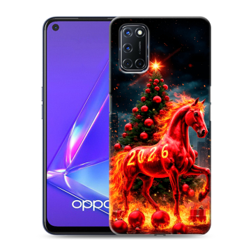 Силиконовый чехол на OPPO A72 с принтом Новый год