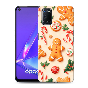Силиконовый чехол на OPPO A72 с принтом Новый год