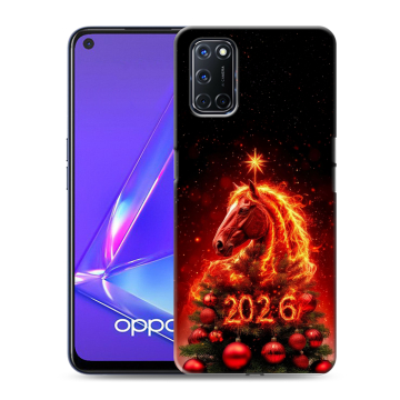 Силиконовый чехол на OPPO A72 с принтом Новый год