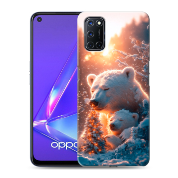 Силиконовый чехол на OPPO A72 с принтом Новый год