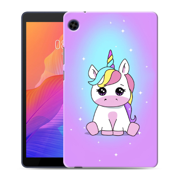 Силиконовый чехол на планшета Huawei MatePad T8 с принтом Единорог