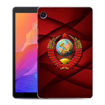 Силиконовый чехол на планшета Huawei MatePad T8 с принтом Герб СССР