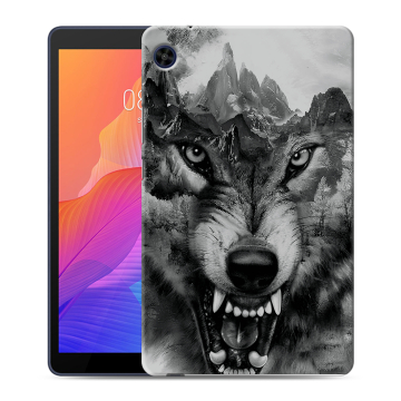 Силиконовый чехол на планшета Huawei MatePad T8 с принтом Волк