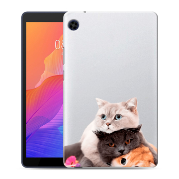 Силиконовый чехол на планшета Huawei MatePad T8 с принтом Кошки