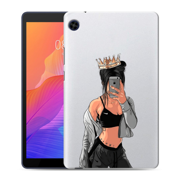 Силиконовый чехол на планшета Huawei MatePad T8 с принтом Женские принты