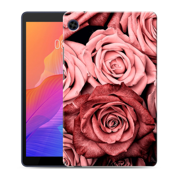 Силиконовый чехол на планшета Huawei MatePad T8 с принтом Цветы розы