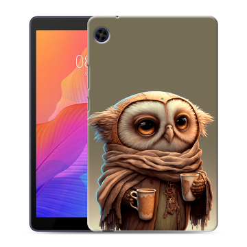 Силиконовый чехол на планшета Huawei MatePad T8 с принтом Сова