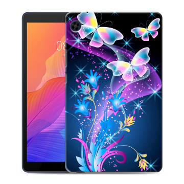 Силиконовый чехол на Huawei MatePad T8 с принтом Бабочки