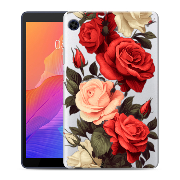 Силиконовый чехол на Huawei MatePad T8 с принтом Розы Силиконовый чехол на Huawei MatePad T8 с принтом Розы