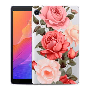 Силиконовый чехол на Huawei MatePad T8 с принтом Розы Силиконовый чехол на Huawei MatePad T8 с принтом Розы