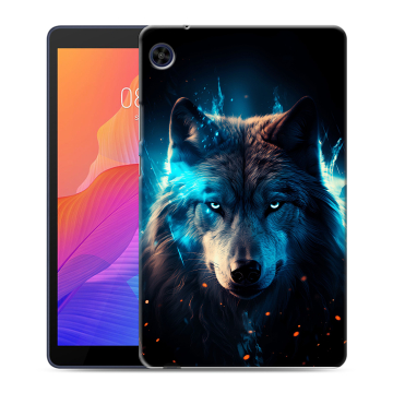 Силиконовый чехол на Huawei MatePad T8 с принтом Волк ночной