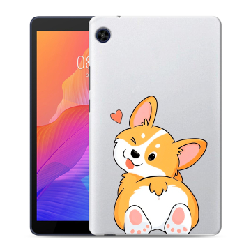 Силиконовый чехол на Huawei MatePad T8 с принтом Корги Силиконовый чехол на Huawei MatePad T8 с принтом Корги