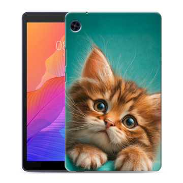 Силиконовый чехол на Huawei MatePad T8 с принтом котенок